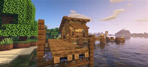 Minecraft Simple Fishing Dock Ideas and Design