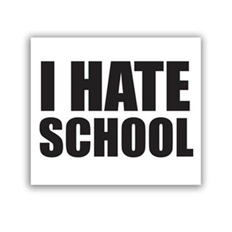 I Hate School Logo