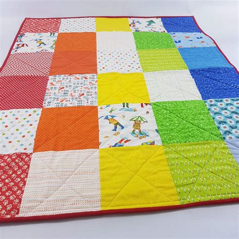 Baby Rainbow quilt - patchwork quilt - baby patchwork quilt - baby blanket - nursery decor ...