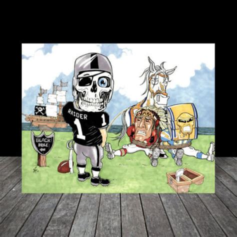 OAKLAND RAIDERS Football POSTER Art Pro Football Raiders - Etsy