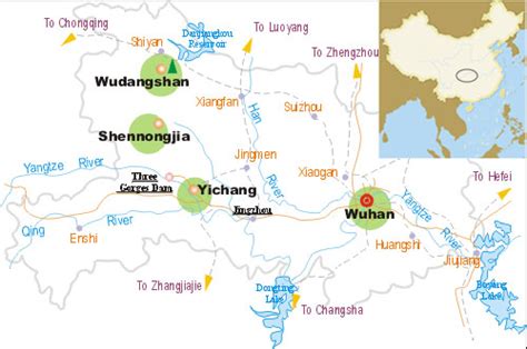 Hubei Maps, Hubei China Map, Hubei Tourists Map