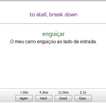 Using Anki to learn vocabulary | Hacking Portuguese