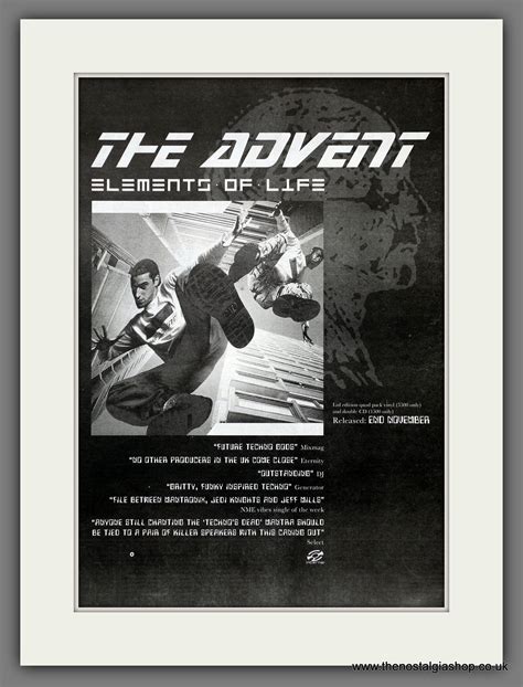 Advent (The) Elements Of Life. Original Advert 1995 (ref AD15620) – The ...