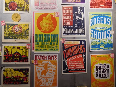 Hatch Show Print, Nashville Tennessee | Julie Journeys