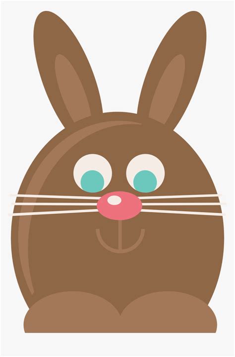 Chocolate Easter Bunny - Chocolate Bunny Clipart, HD Png Download - kindpng