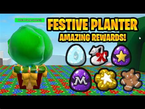 Bee Swarm Simulator Festive Planter: Best Field for Festive Planter, Festive Bean, Festive ...