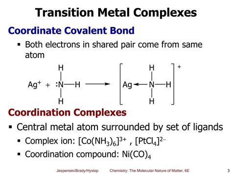 PPT - Chapter 22: Metal Complexes PowerPoint Presentation, free ...