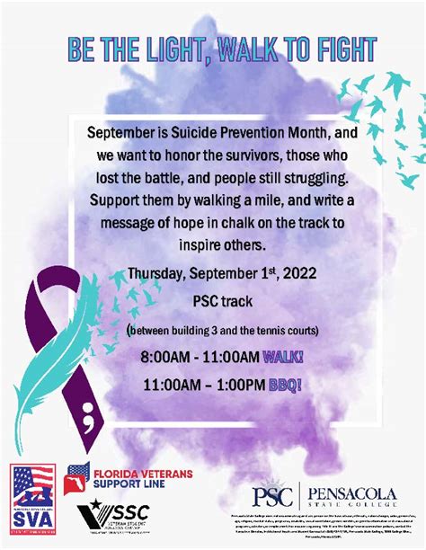 Pensacola State College | PSC observes Suicide Prevention Month with walk, panel discussions ...