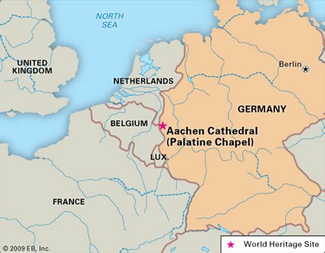 Aachen On Map Of Europe – Map Vector