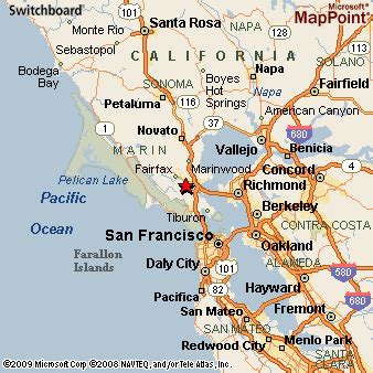 Kentfield, California Area Map & More