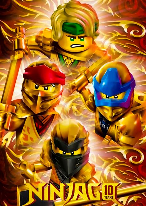 Lego Ninjago Minifigures, Lego Ninjago Birthday, Lego Birthday Cake ...