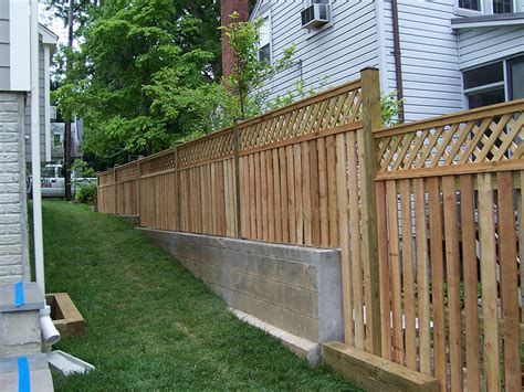 Wood Fence Gaithersburg & Rockville MD | Potomac Wood Retaining Wall ...