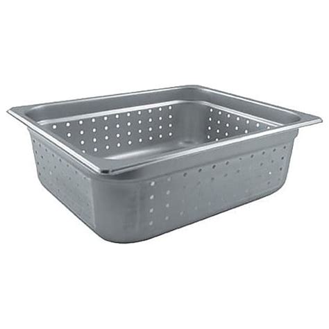 Update International Half Size 4" (Depth) Perforated Steam Table Pan 12 ...