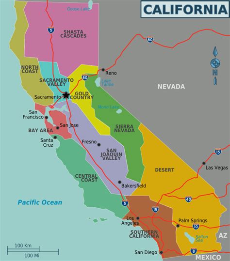 Map Of California Cities | Science Trends