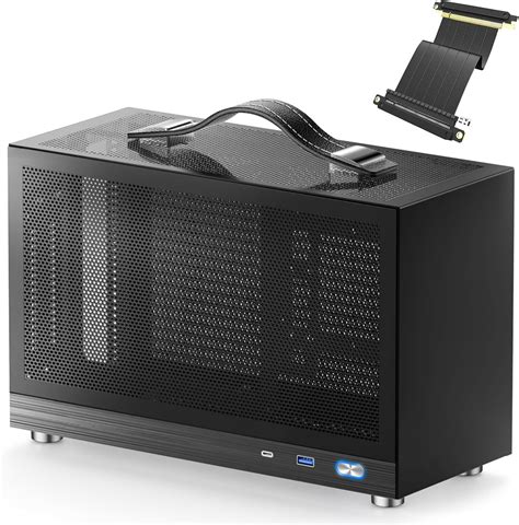 KXRORS G200 Mini-ITX PC Gaming Case - Paneles MESH de Alto Flujo de Aire - Gestión de Cable ...