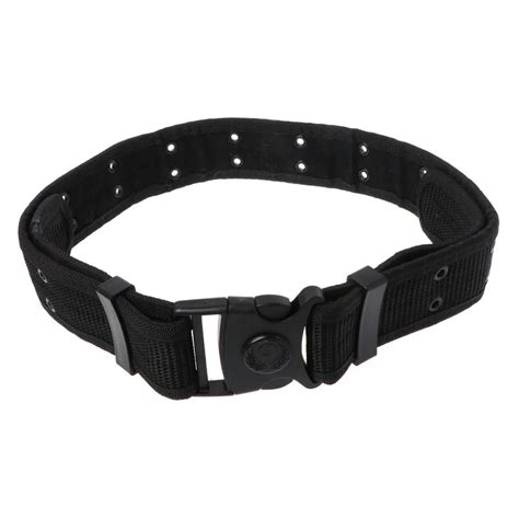 New Men Black Army Military Adjustable Tactical Belts Hunt Heavy Duty ...