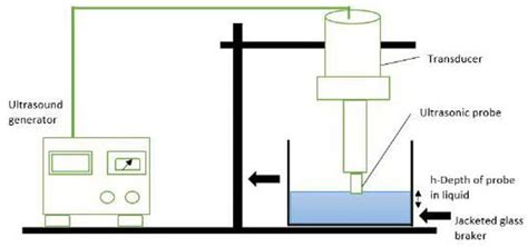 An ultrasound-assisted extraction (UAE) system is shown schematically ...