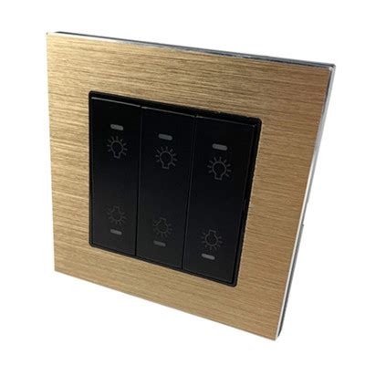 push button switch panel 1-6 gang