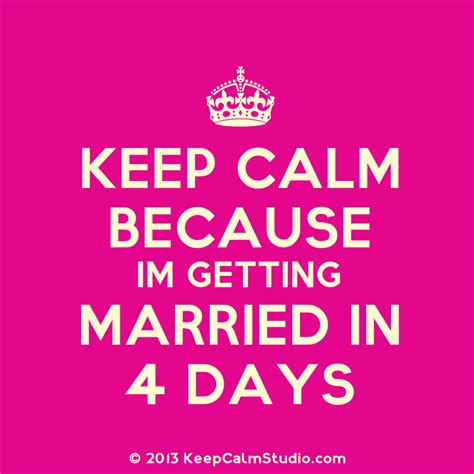 Bridgette’s Wedding Day Countdown: I’m Getting Married in Four Days ...