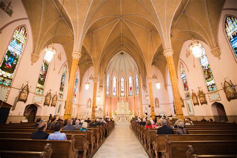 Ceremony at Holy Cross Catholic Church in Baltimore