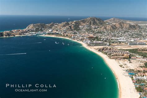 Medano Beach Cabo San Lucas Aerial Photograph, Baja California, Mexico