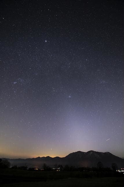 Zodiacal light juts upward to Taurus | Sky Archive | EarthSky