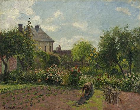 Camille Pissarro - The Artist’s Garden at Eragny — National Gallery of Art (Washington)