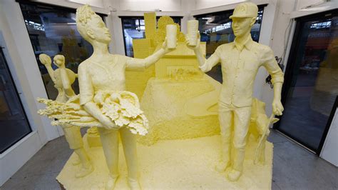 Giant Butter Sculpture Unveiled Themed "Harvesting More, Together ...