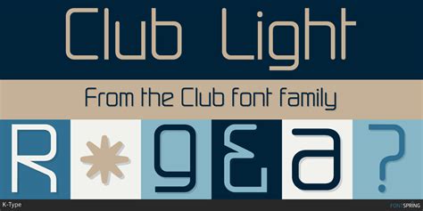 Similar Fonts To Club | Fontspring