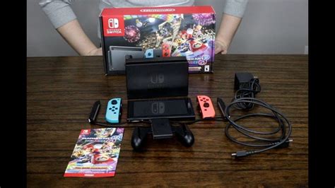 Nintendo Switch Mario Kart 8 Deluxe Bundle Unboxing and Review - YouTube