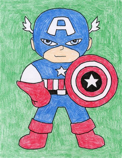 Captain America · Art Projects for Kids