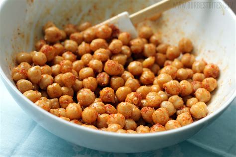 Spicy Roasted Chickpeas - Our Best Bites