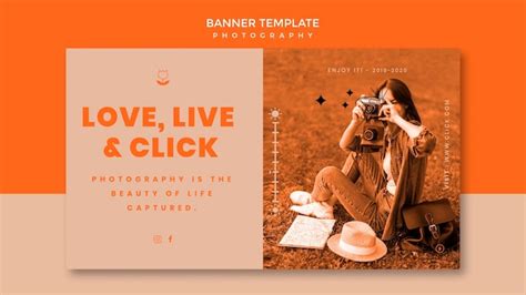 Free PSD | Photography shooting banner template