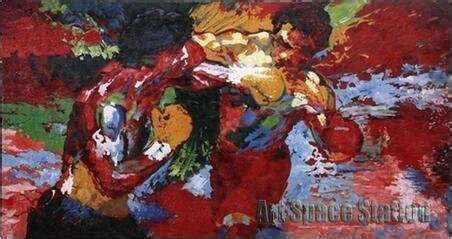 Rocky vs. Apollo LeRoy Neiman 24"x36" Silk Poster - Total Rocky Shop