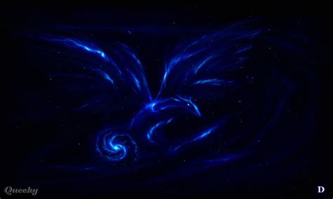 Bird Nebula ← a fantasy Speedpaint drawing by Def333 - Queeky - draw & paint