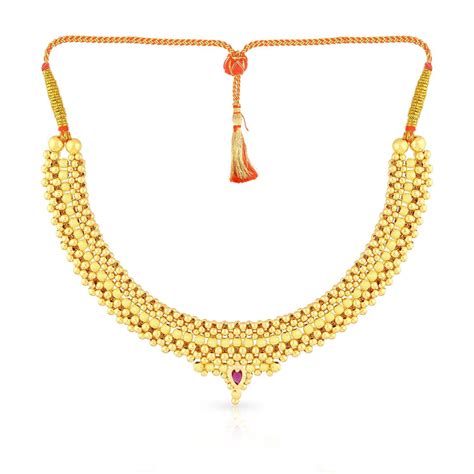 Malabar Gold Necklace NNKTHI012 Women Online | Malabar Gold & Diamonds