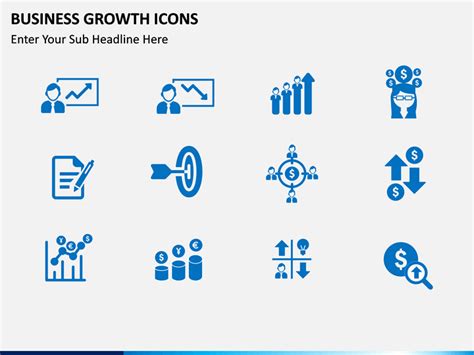 Business Growth Icons for PowerPoint and Google Slides - PPT Slides