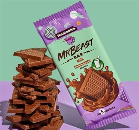 Feastables Mr.Beast Exclusive Limited Edition Milk Chocolate 10 Pack in ...