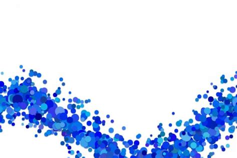 Abstract Wavy Blue Confetti Background Graphic by davidzydd · Creative Fabrica