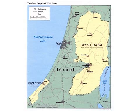 Maps of Gaza Strip | Collection of maps of Gaza Strip | Asia | Mapsland ...