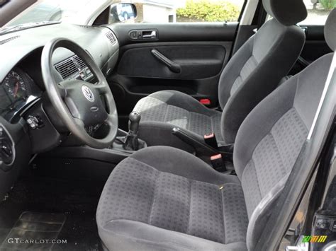 Black Interior 2002 Volkswagen Golf GLS Sedan Photo #54288224 ...