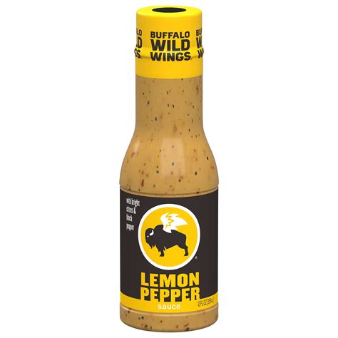 Buffalo Wild Wings Lemon Pepper Sauce, 12 fl. oz. - Walmart.com