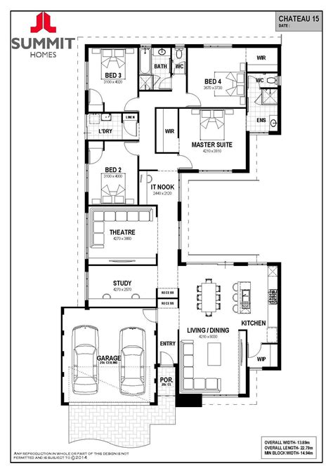 Block Home Floor Plans - floorplans.click