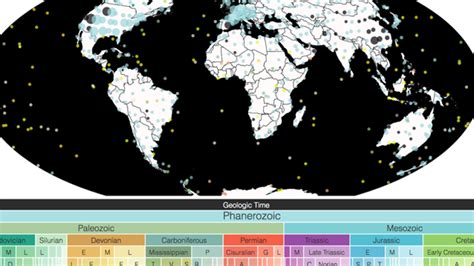 Interactive Map Plots Where Every Known Fossil Was Discovered | Mental Floss