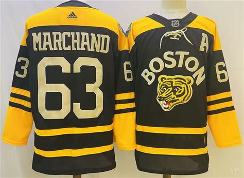 Bruins 63 Brad Marchand Black 2023 Winter Classic Adidas Jersey