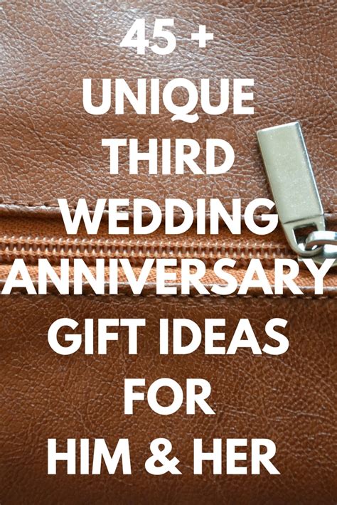 10 Stylish 3Rd Wedding Anniversary Gift Ideas For Him 2024