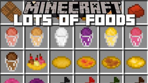 Lots of Food Mod 1.10.2, 1.7.10 (Enjoy Plenty of Desserts) - Mc-Mod.Net