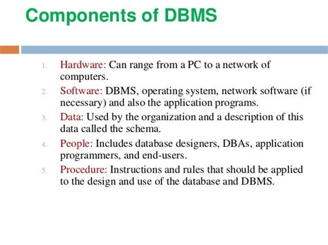 Database Management System ppt