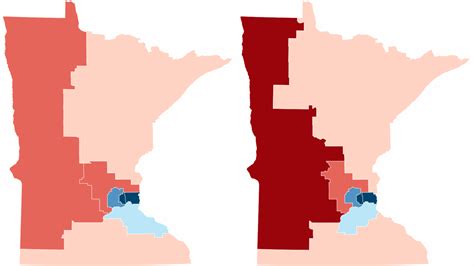 Minnesota redistricting 2022: Congressional maps by district