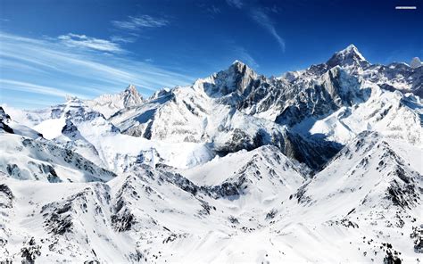 Snow Mountain wallpaper | 2560x1600 | #68877 | Mountain wallpaper ...